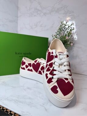 Kate Spade Serve Sweet Hearts Platform Sneaker